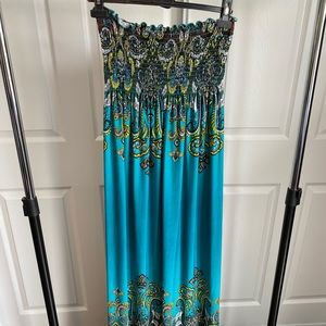 Maxi print dress